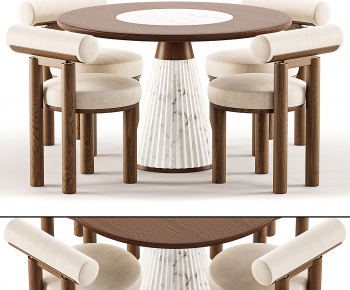 Modern Dining Table And Chairs-ID:451601032