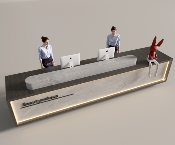 Modern Reception Desk-ID:513629911