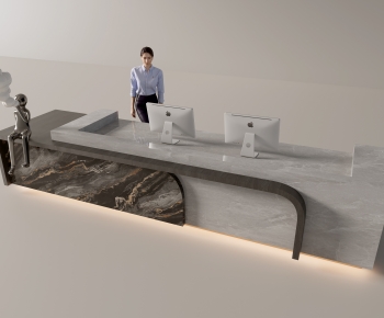 Modern Reception Desk-ID:553082948