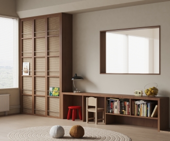 Wabi-sabi Style Children's Room Activity Room-ID:609955071