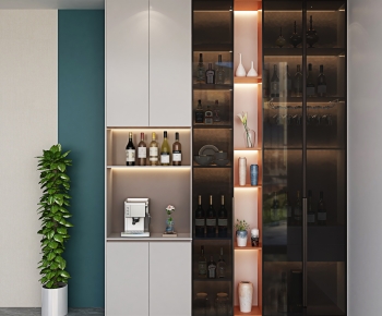 Modern Wine Cabinet-ID:438999892