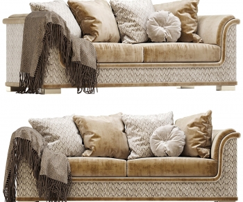 Simple European Style A Sofa For Two-ID:376430994