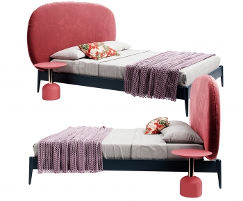 Modern Single Bed-ID:953150994