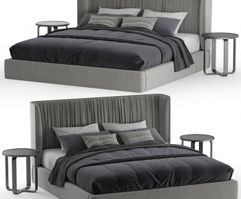 Modern Double Bed-ID:892394078