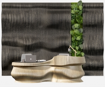 Modern Reception Desk-ID:329755072