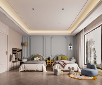 Simple European Style Children's Room-ID:235219002