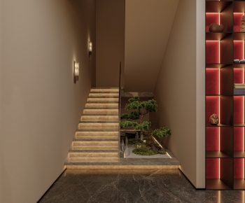 New Chinese Style Stairwell-ID:131011014