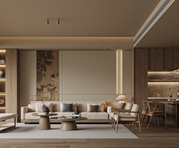 New Chinese Style A Living Room-ID:174880057