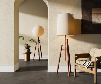 Wabi-sabi Style Floor Lamp-ID:118060118