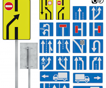 Modern Traffic Sign-ID:338892944