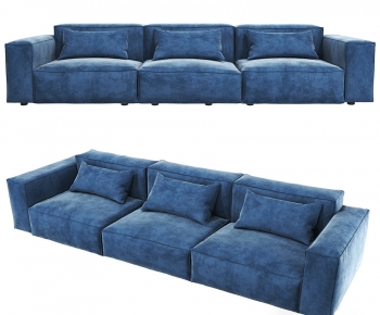 Modern Three-seat Sofa-ID:737107047