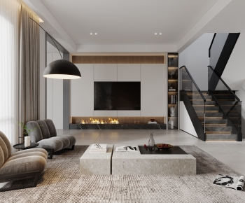 Modern A Living Room-ID:531991962