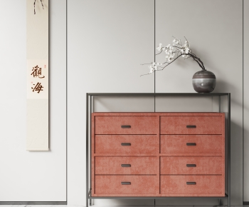 New Chinese Style Side Cabinet-ID:473443032