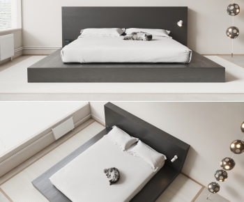 Modern Double Bed-ID:397496948