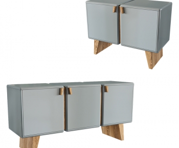 Nordic Style Side Cabinet-ID:354552989