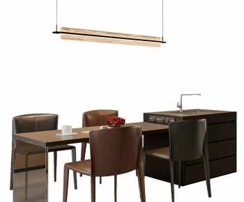 Modern Dining Table And Chairs-ID:410327915