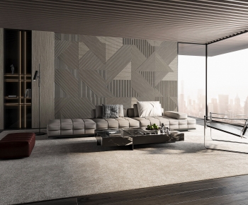 Modern A Living Room-ID:850677014