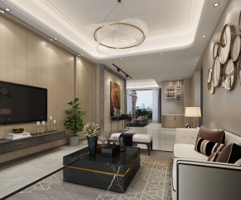 Modern A Living Room-ID:232784038