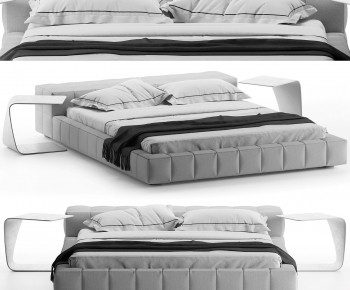 Modern Double Bed-ID:520935069