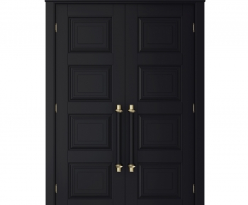 Simple European Style Double Door-ID:494462017