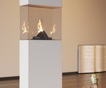 Modern Fireplace-ID:514872074