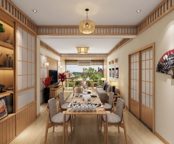 Japanese Style Dining Room-ID:142428927