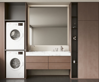 Modern Bathroom Cabinet-ID:429980994