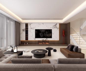 Modern A Living Room-ID:575172906