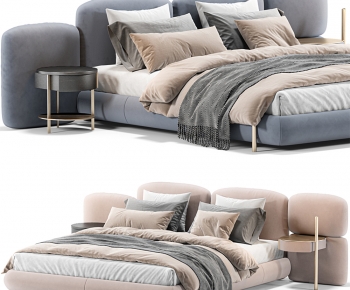 Modern Double Bed-ID:530259661