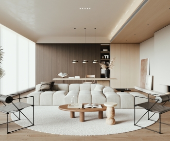 Modern A Living Room-ID:863190899