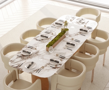 Modern Dining Table And Chairs-ID:348058949