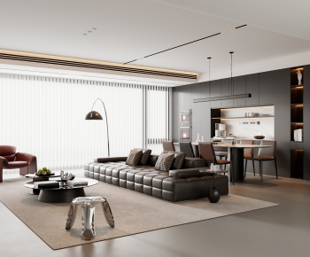 Modern A Living Room-ID:530899053