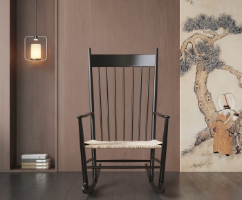 New Chinese Style Rocking Chair-ID:673562059