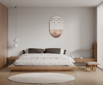 Wabi-sabi Style Bedroom-ID:224737889