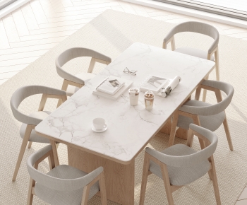 Modern Dining Table And Chairs-ID:149620068