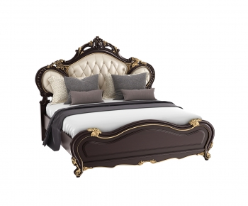 European Style Double Bed-ID:247800437