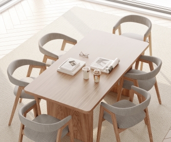 Modern Dining Table And Chairs-ID:590018998