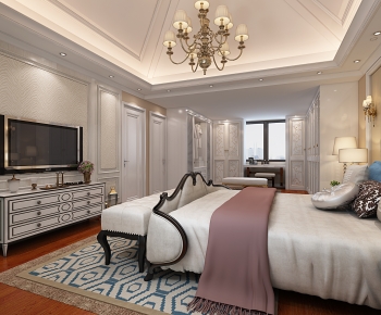 Simple European Style Bedroom-ID:598212965