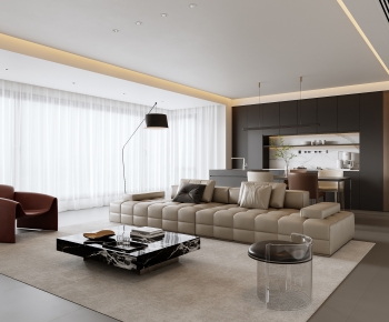 Modern A Living Room-ID:882953881