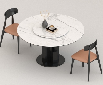 Modern Dining Table And Chairs-ID:677376995