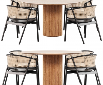 Modern Dining Table And Chairs-ID:196594004