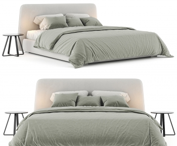 Modern Double Bed-ID:630237106