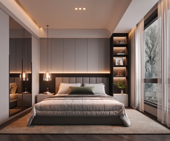 Modern Bedroom-ID:309929848