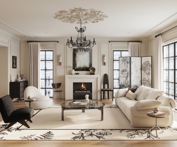 French Style A Living Room-ID:189793119