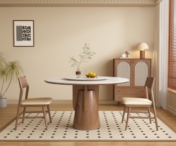 French Style Dining Table And Chairs-ID:968044043