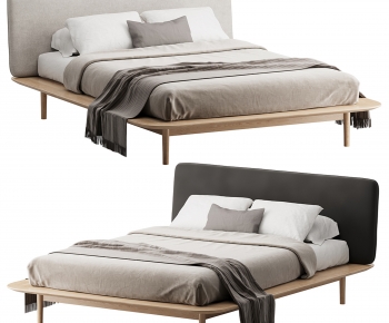 Modern Double Bed-ID:254940993