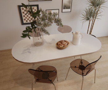 Modern Dining Table And Chairs-ID:603698022