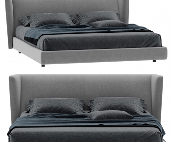 Modern Double Bed-ID:852154973