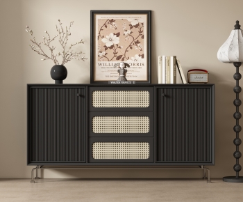 French Style Side Cabinet-ID:388784898