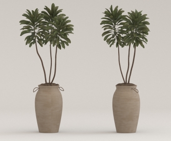 Modern Ground Green Plant Potted Plants-ID:291877035